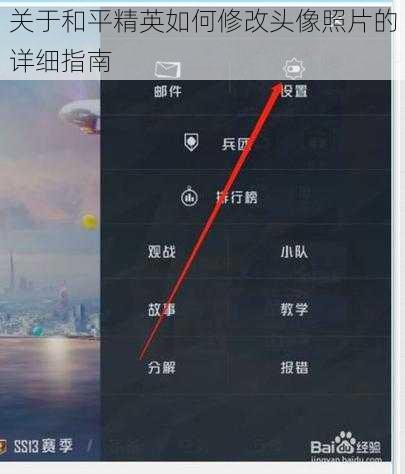 如何在和平精英中更換頭像，詳細(xì)步驟與技巧指南